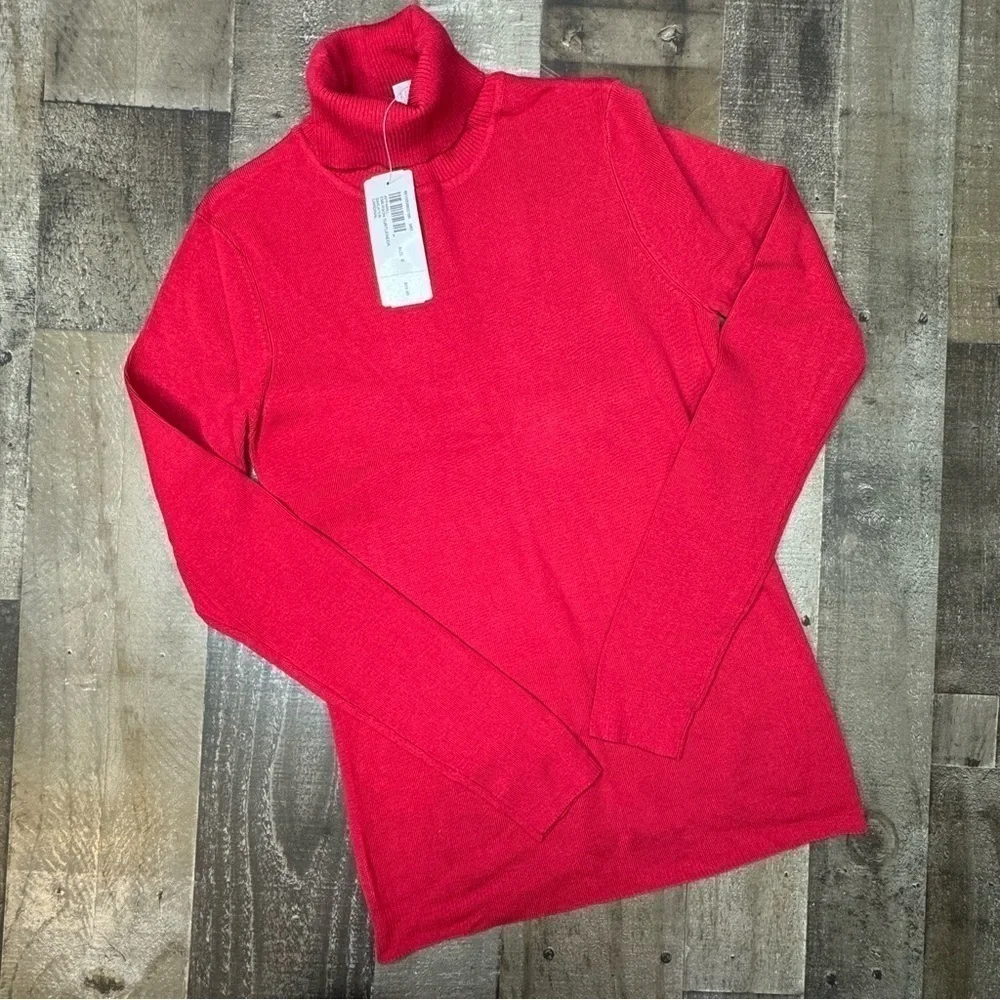 NWT Chicos Silk Blend Turtleneck Sweater size 0/small